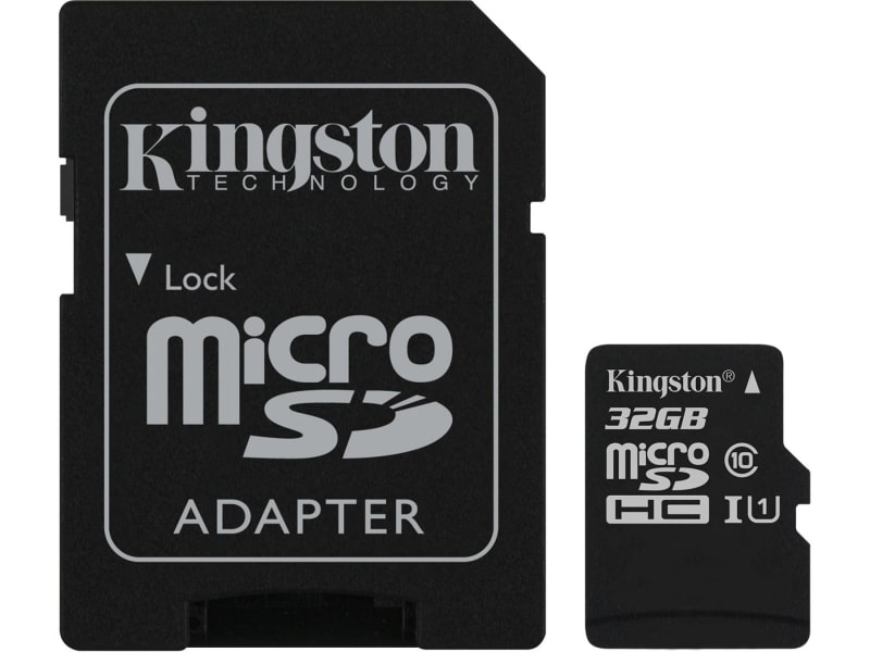 Kingston 32GB micro SD card front