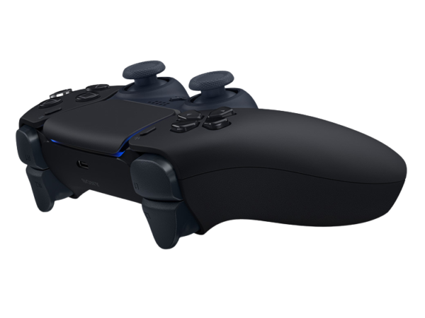 DualSense PS5 controller Midnight Black rear angle