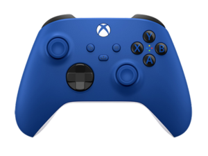 xbox series x controller shock blue front