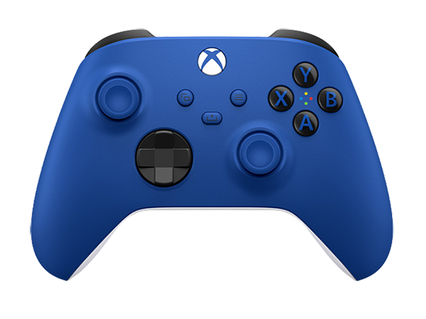 xbox series x controller shock blue front