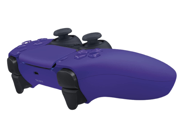 DualSense PS5 controller Galactic Purple rear angle